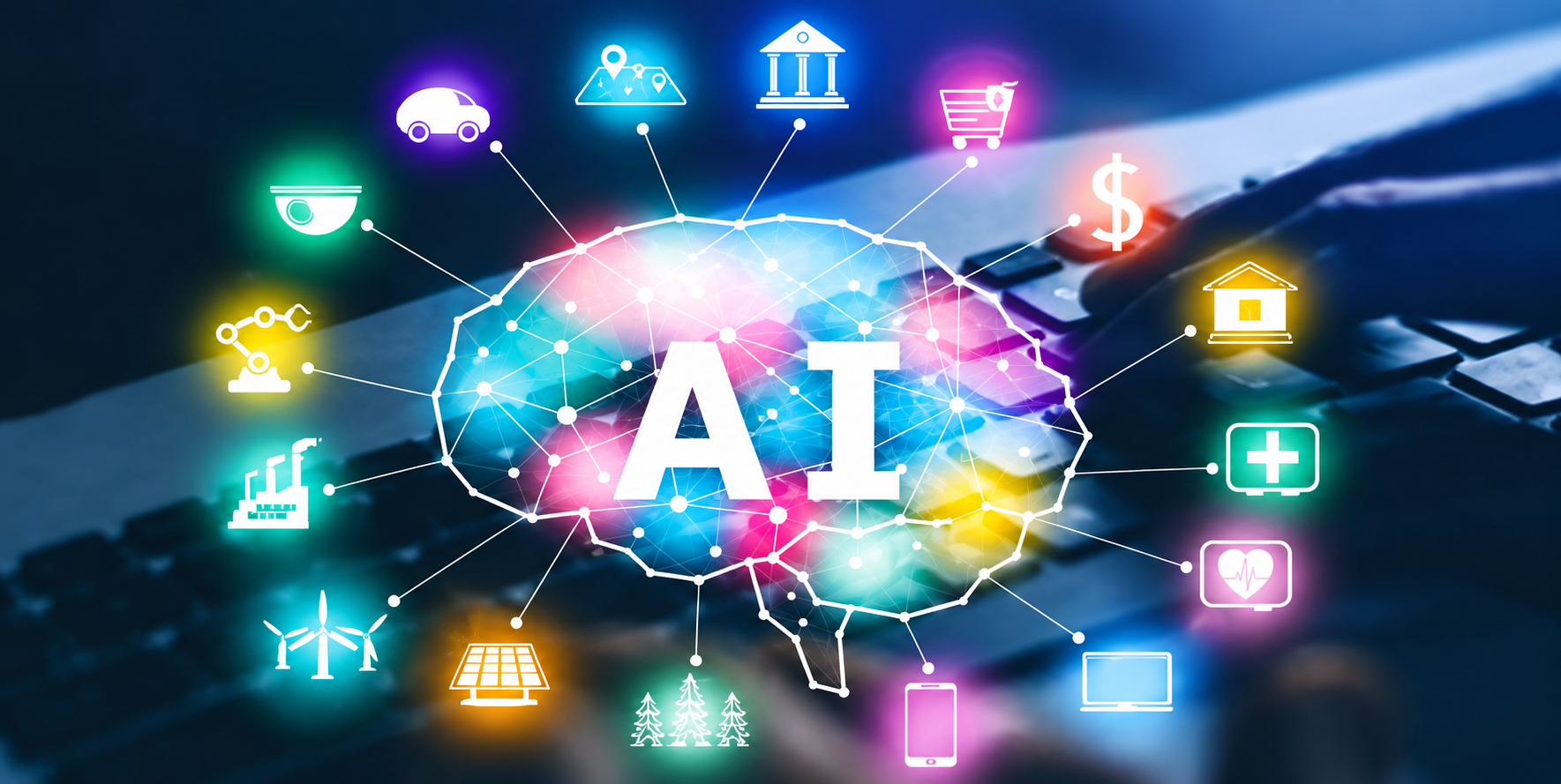 The Intersection of AI, Blockchain & IoT featured artwork
